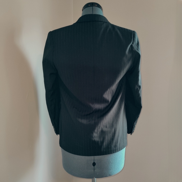 CALVIN KLEIN Black Pink Stripe Blazer - Picture 4 of 11